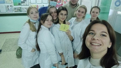 Будущие медики приняли активное участие в Республиканской профсоюзной акции «Поздравим маму вместе!».