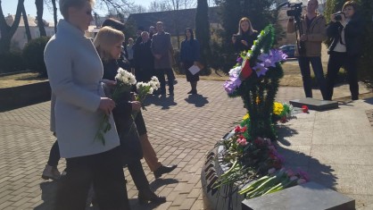 Профсоюзный комитет Пружанской райбольницы принял участие в митинге посвященному Дню памяти жителей сожженных деревень.