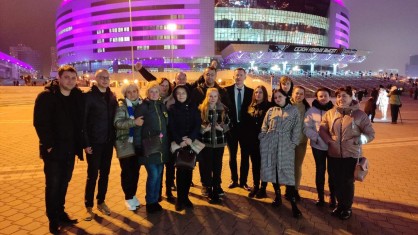 Ляховчиские медики стали свидетелями красивой победы Минского хоккейного клуба «Динамо» на ледовой арене столицы Беларуси