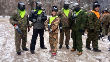 Пинские медики завоевали призовое место в городском турнире по пейнтболу