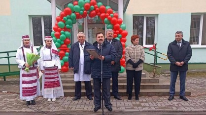 Председатель Брестского областного комитета отраслевого профсоюза Николай Скаскевич принял участие в церемонии открытия обновленного хирургического корпуса Малоритской райбольницы