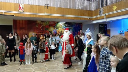 Профсоюзный комитет организовал новогодний праздник для детей медиков Ивацевичской райбольницы