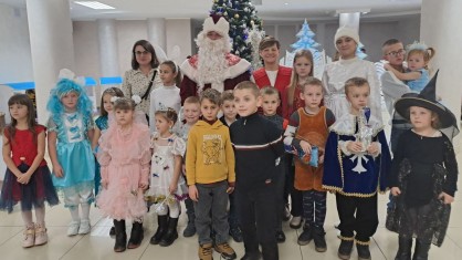 Профсоюзный комитет Дрогичинской райбольницы устроил утренник для детей сотрудников