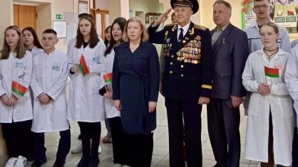 В Пинском государственном медицинском колледже прошла торжественная церемония, посвященная присвоению волонтерскому отряду «Доброе сердце» почетного звания имени Любови Акимовны Андреевой (Станкеевой) - медицинского работника и связной белорусского подполья