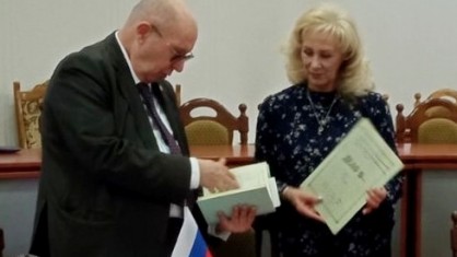 Волонтерскому отряду «Доброе сердце» Пинского медколледжа к 80-летию освобождения Беларуси присвоено имя героя-подпольщика