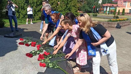 Профсоюзный актив Пружанской больницы принял активное участие в мероприятиях, посвященных 80-летию освобождения города от немецко-фашистских захватчиков